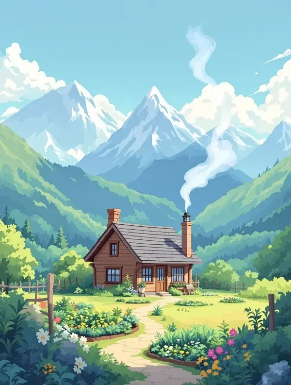 山间小屋